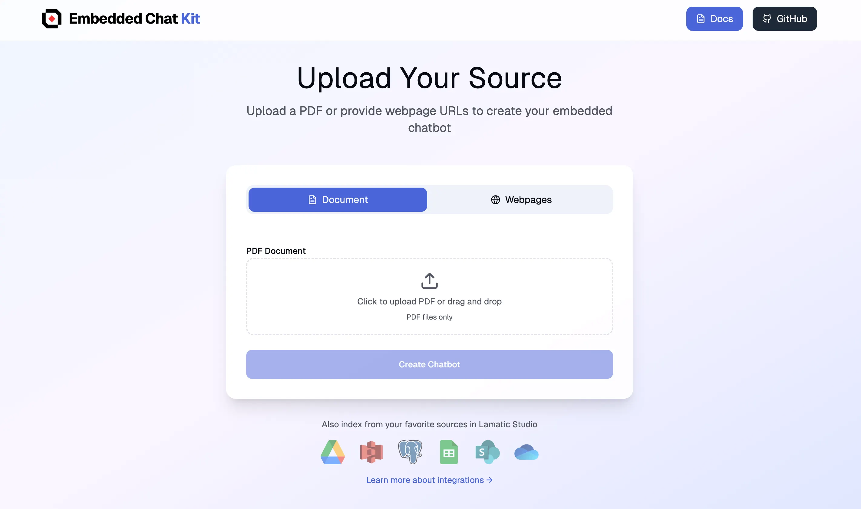 Agent Kit Embedded Chat Screenshots 1